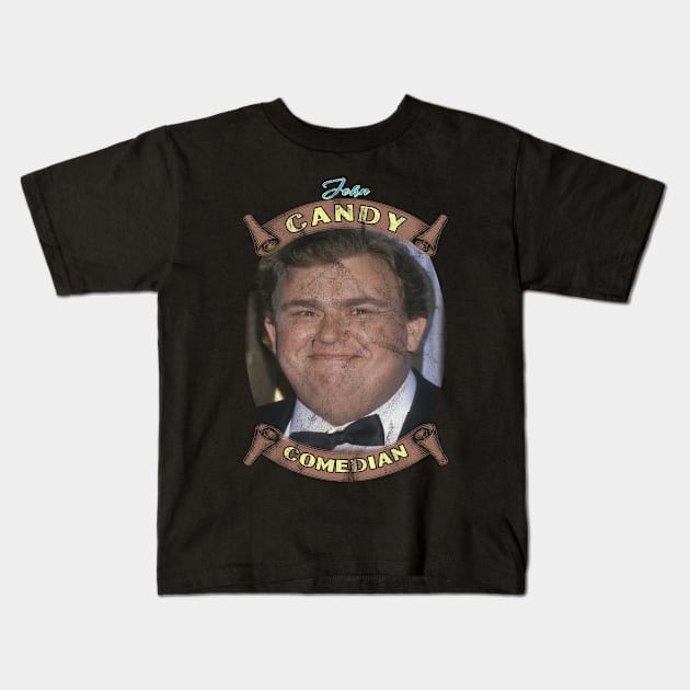 John Candy / Comedian Kids T-Shirt by Global Creation